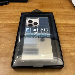 Flaunt Iphone 13 Pro Case The Square NEW in Box SILVER